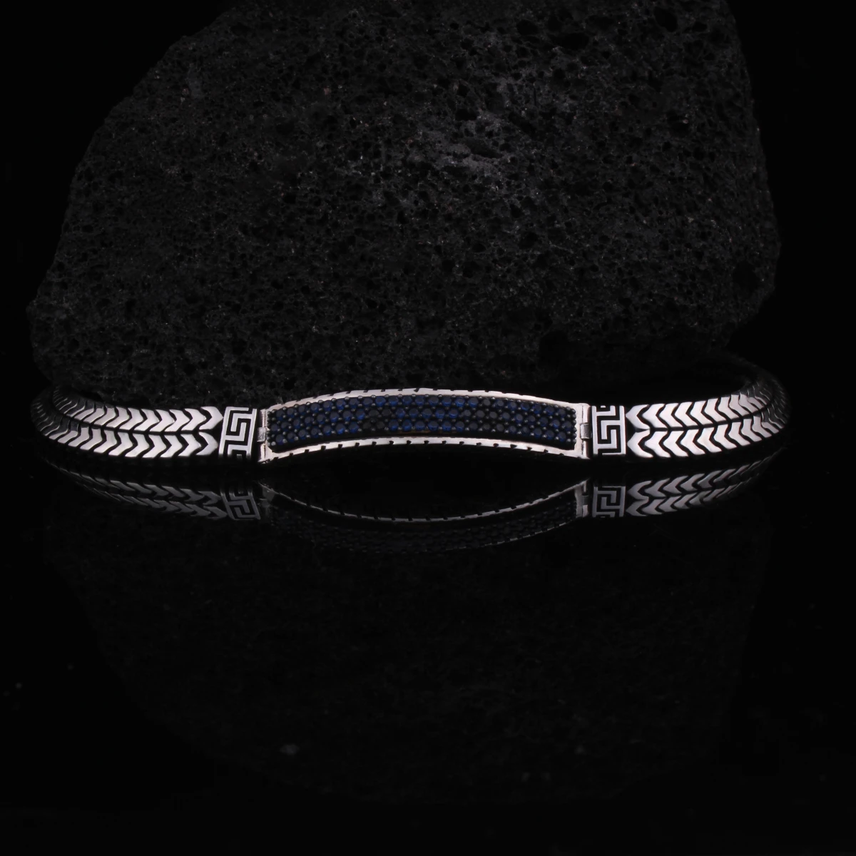 Grek Desenli Balıksırtı Model Bileklik