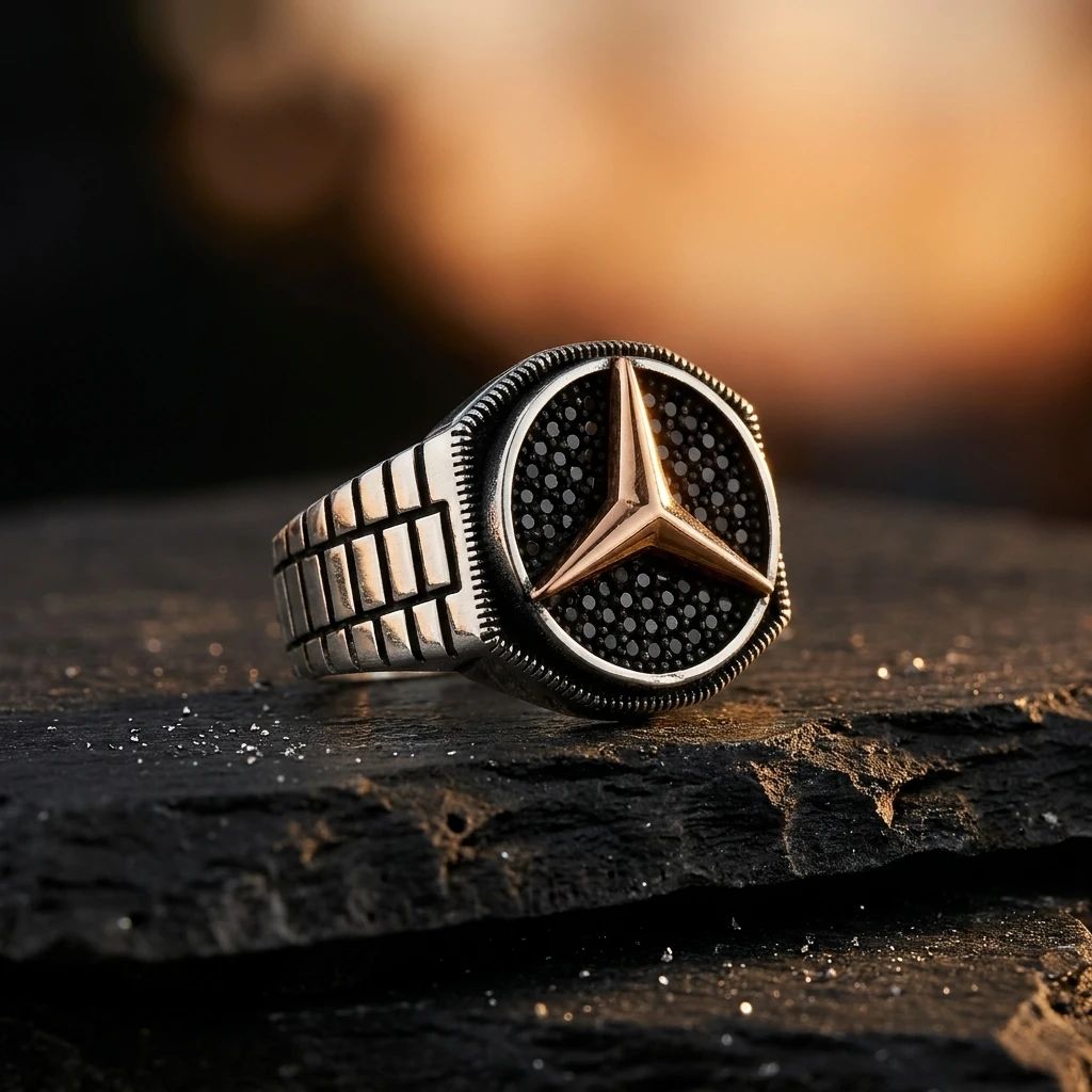Mercedes Yıldızı & Mikro Taş Mıhlamalı