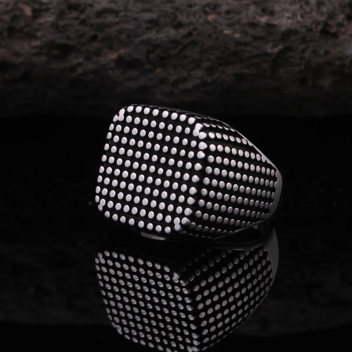 Nokta Tasarım Gümüş Erkek Yüzüğü