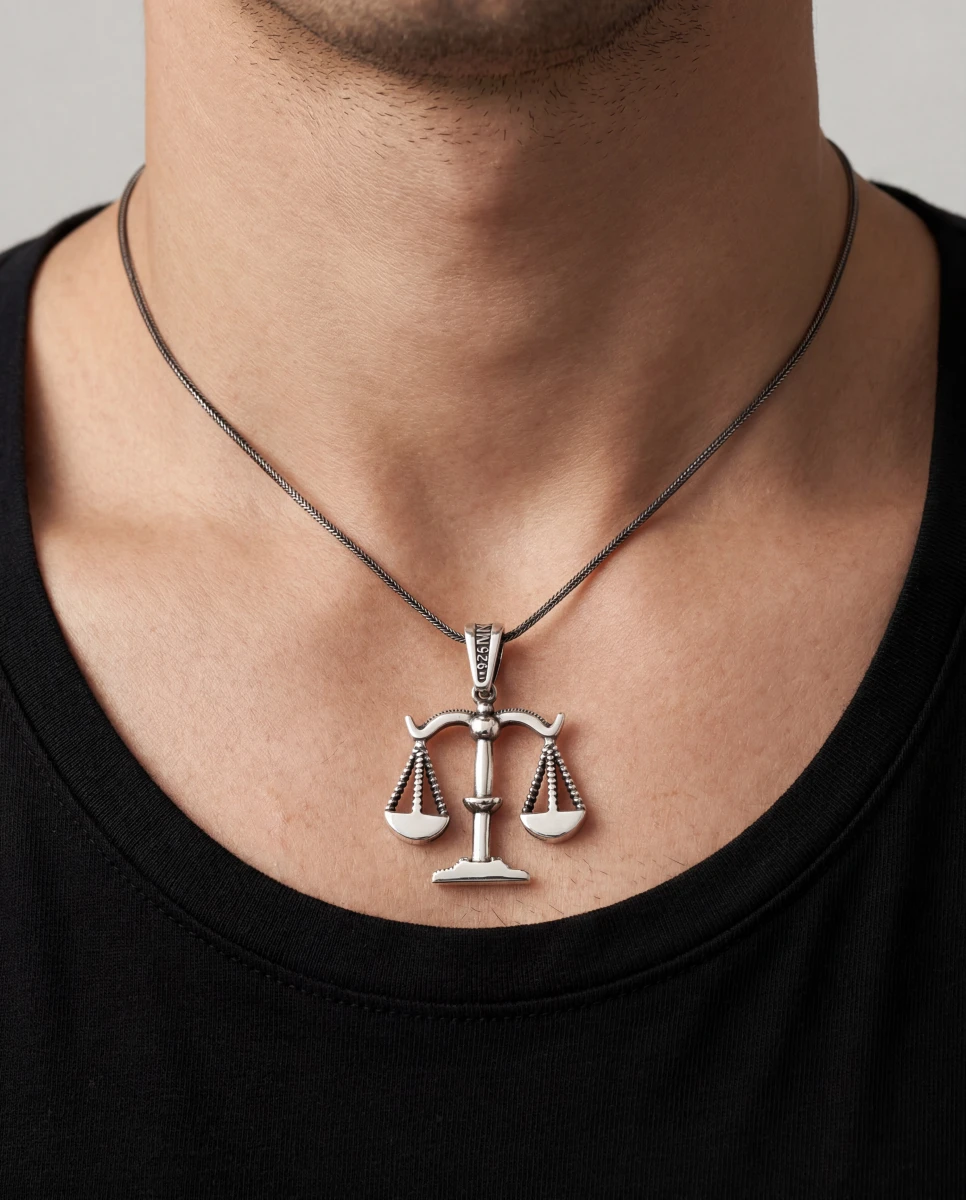 Adalet Terazisi Kolye Ucu