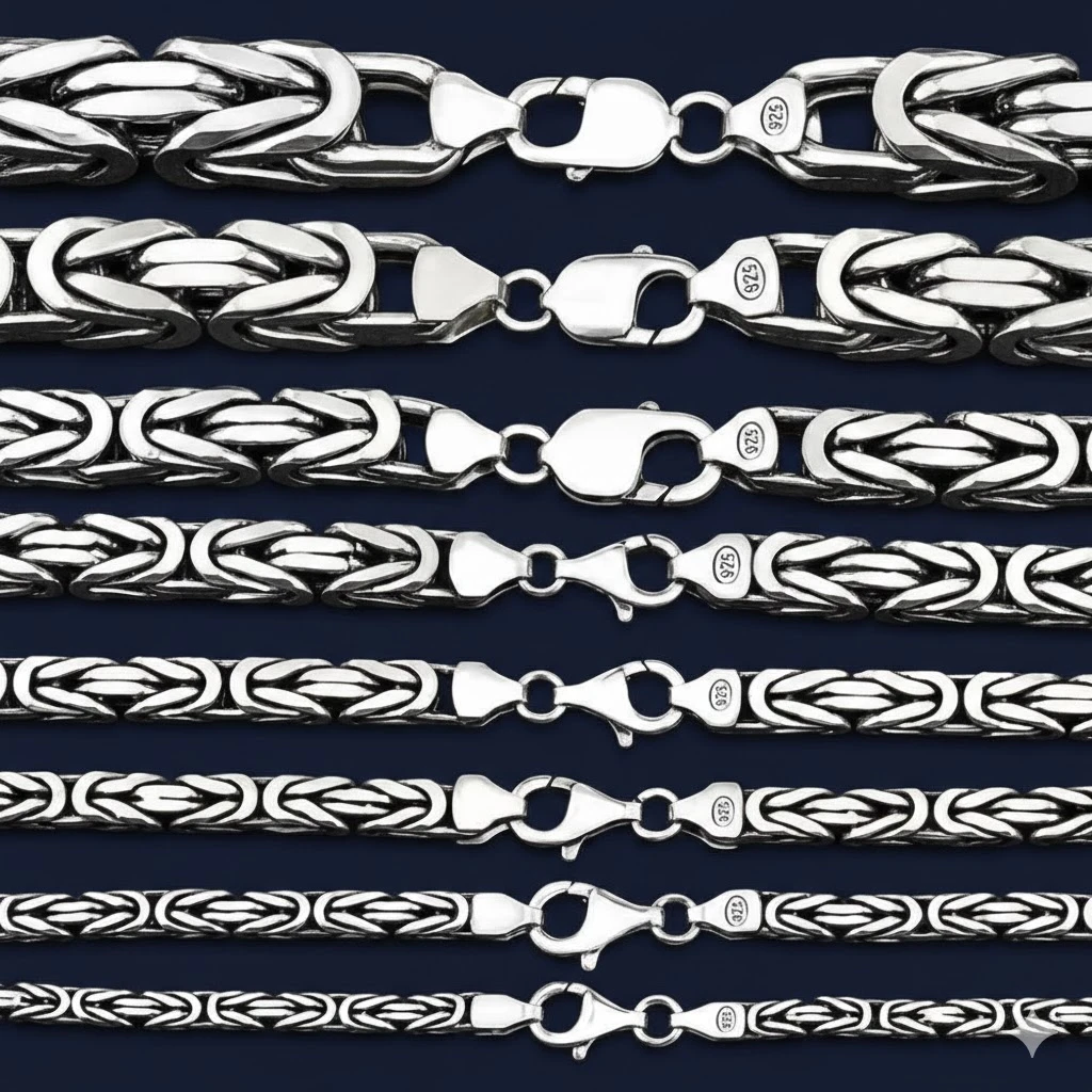 Kral Zincir 50.00 cm 2.00 mm (Kare Köşeli)