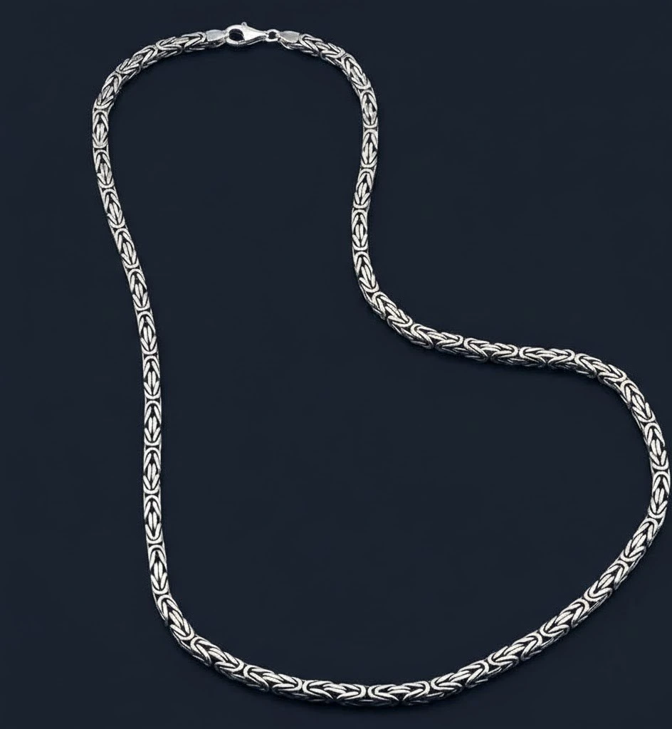 Kral Zincir 50.00 cm  5.00 mm (Kare Köşeli)